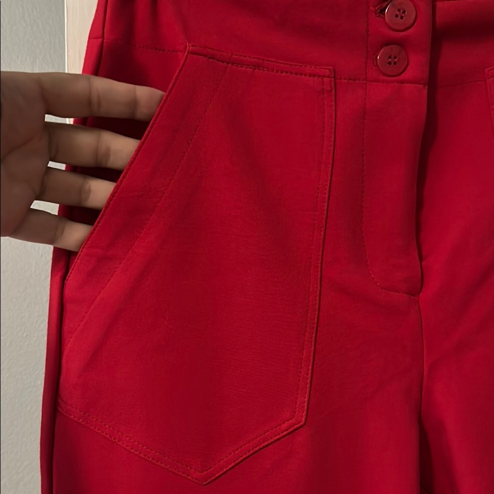 Rachel Zoe Wide Flare Leg Pants, Size 4 - Picture 4 of 10
